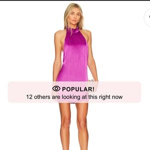 x Revolve Halter Mini Dress